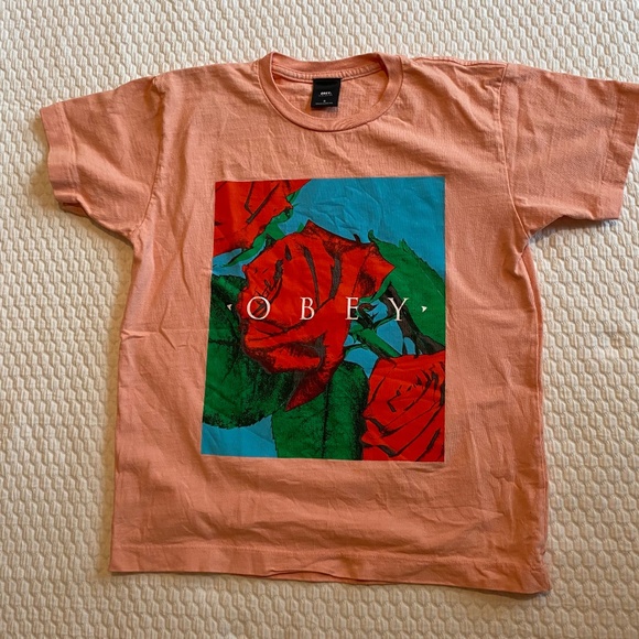 Obey No Love Lost Rose T-shirt - Picture 2 of 9